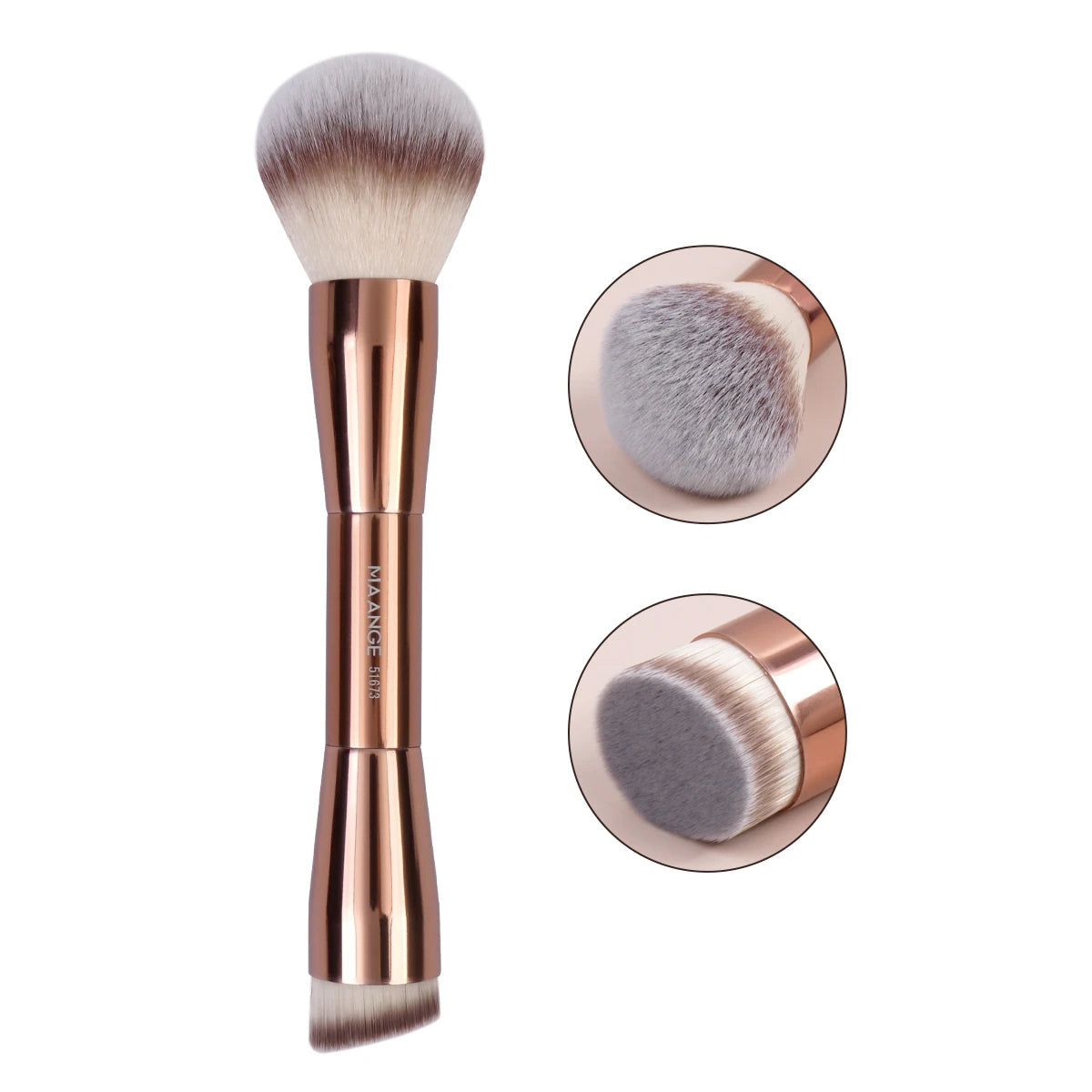 MAANGE Double-Ended Makeup Brush